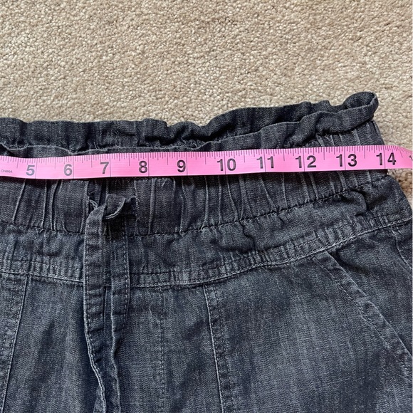 Mustard Seed Women’s Small Black Grey Distressed Casual Joggers Pants - Picture 8 of 10